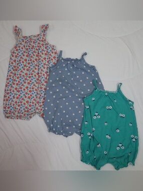 Carter's baby girl rompers